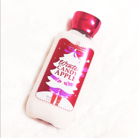 🆓w/$🛍❄️Winter Candy Apple🍎Bath & Body Works Scented Shea Butter Lotion 🧴 - Picture 1 of 16
